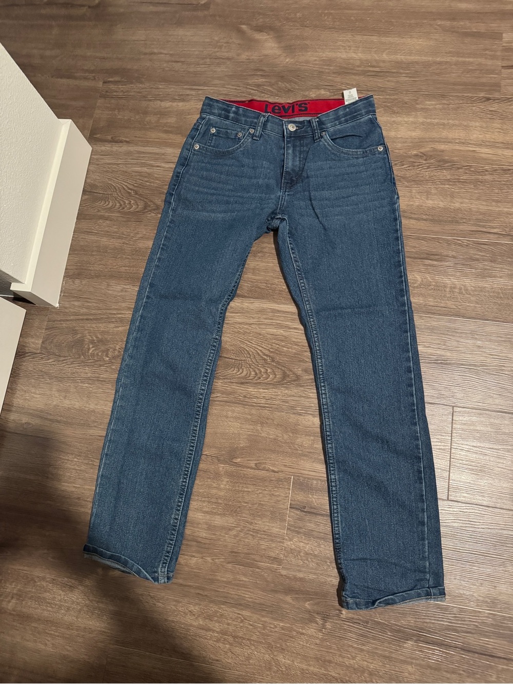Levi's Blue Straight-Leg Jeans